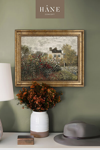 Hane Concept Vintage Manzara Tablo – Klasik Landscape – Gold Detaylı Çerçevel...