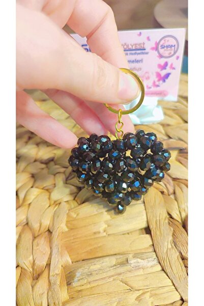 shamatolyesi Crystal Heart Shaped Keychain