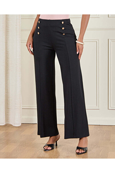 REDTAG Women Black Ponte Pants