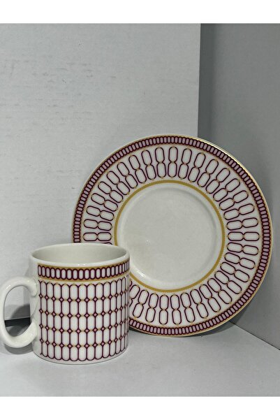 VELLON HOME PORSELEN 12 PARÇA 6 KİŞİLİK KAHVE FİNCAN TAKIMI