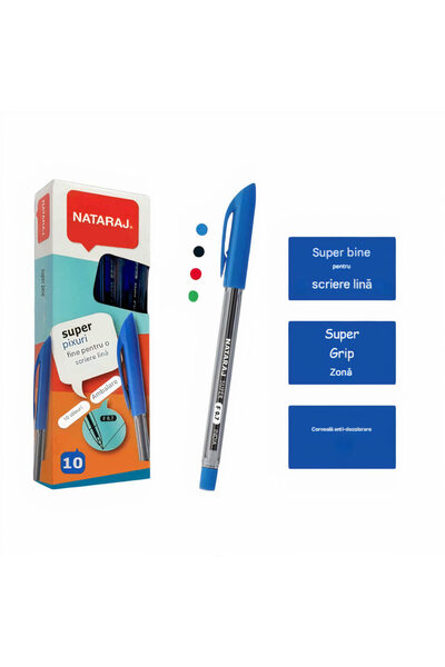 JML1 Ballpoint Pen 10/Set, Blue Ink, 10/Box, 13 cm Wholesale
