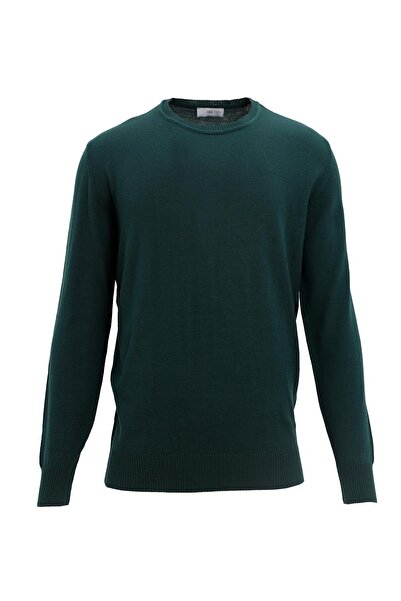 Uki YEŞİL O Yaka Triko