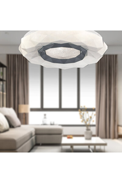 HubRom PARIS 21041-40L Λευκό Φωτιστικό Οροφής LED 40x40 cm 37W / Ζεστό, Ψυχρό...