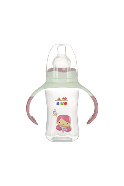 Kiko FEEDING BOTTLE WITH SILIOCNE NIPPLE 125 ML-PINK