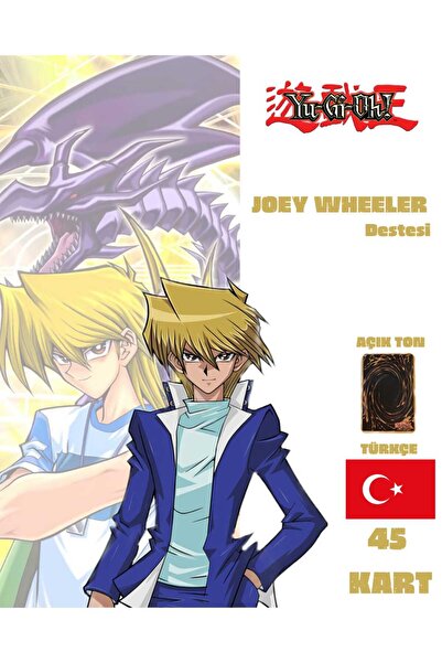 Cakmak Oyun Dukkani Yu-Gi-Oh! Türkçe Joey Wheeler Destesi 45 Yugioh Kartı
