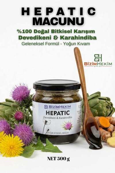 BİZİMHEKİM ŞİFA EVİ Hepatıc Devedikeni Ve Karahindiba Bitkisel Karışımlı Macu...