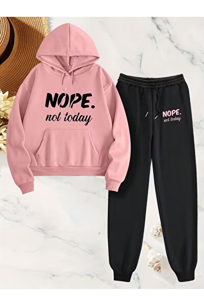 Flaubert Falubert-Women Printed Sdf Oversized Sweatshirt - Sweatpants 2-Piece...