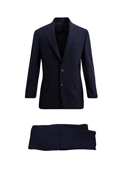 Uki LACİVERT Mono Yaka Klasik Takım Elbise