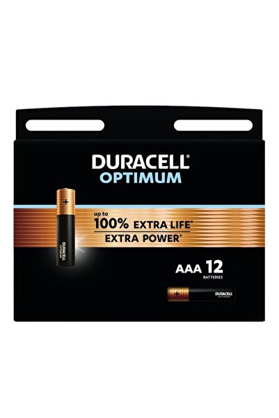 Duracell Battery set R3 AAA Optimum, 1.5V, 12 pcs