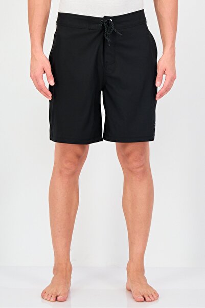 Hurley Men Brand Logo Board Shorts, Black