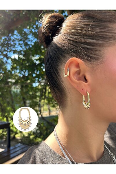 ADENNA JEWELRY Staple Design Earrings