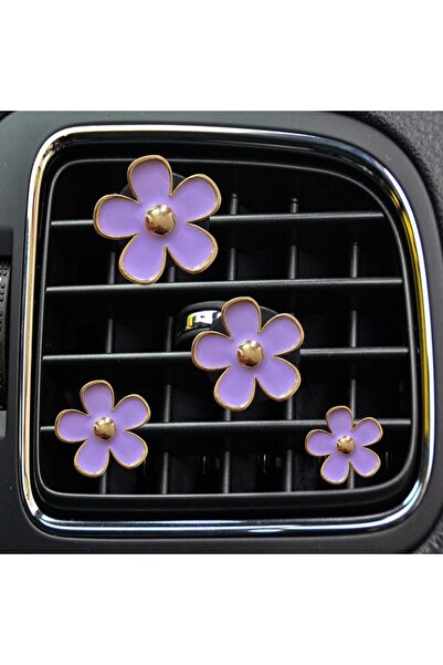 Arabest مشبك معطر جو للسيارة على شكل زهرة لطيفة، يُثبت على منفذ مكيف الهواء، إكسسوارات ديكور داخلية للسيارة