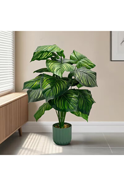 Sumkyle 60cm Artificial Tree, Fake Tree with Lifelike Green Luo Leaves 18 Leaf Green Ivy Tree Indoor Outdoor