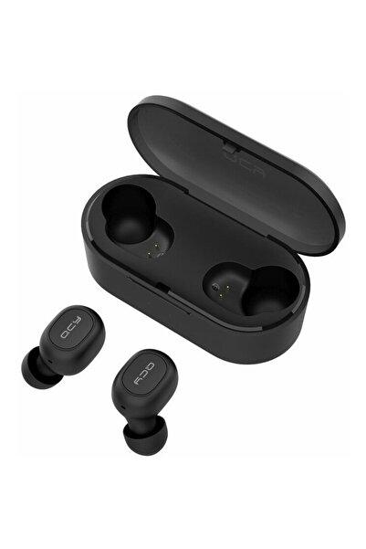 QCY Căști wireless T2C TWS cu Bluetooth 5.0, redare 4 ore, anulare zgomot, negre