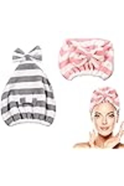 Arabest غطاء منشفة شعر كبير من الألياف الدقيقة، منشفة تجفيف سريعة للشعر، منشف...