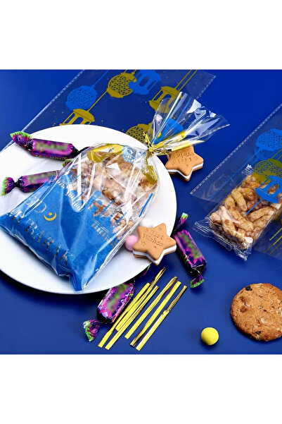 ÇET PACK 10 ADET KARIŞIK EİD MUBAREK RAMAZAN BAYRAMI KONSEPTLİ ŞEKER POŞET AM...