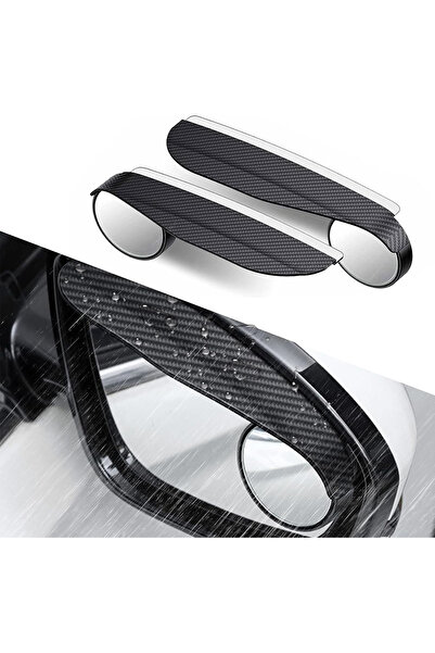 Arabest Car Rearview Blind Spot Mirror Rain Eyebrow Integrated,Rain Eyebrow R...