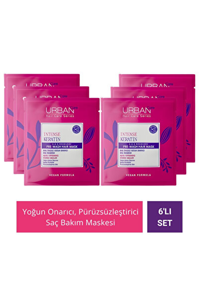 Urban Care İntense Keratin Saç Bakım Maskesi 50 ml x 6 Adet