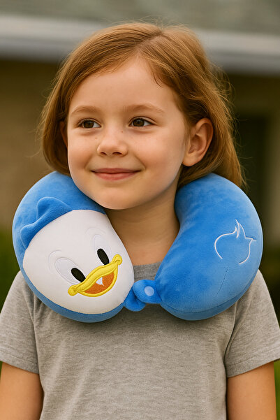 Heybee Luggages NK12005-B Hayvanlı - Ördek Mavi- Ortopedik Eğlenceli Çocuk Se...