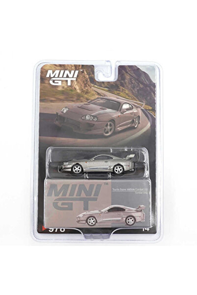 mini gt 1:64 Toyota Supra Veilside Combat V-Ii Combat Grey Diecast Model Car
