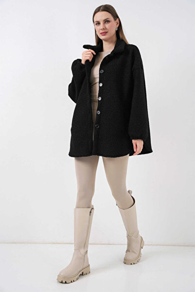 Rodi Kadın Yün Karışımlı Buklet Ceket 0675