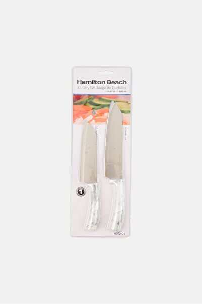 Hamilton Beach 2 Piece Stainless Steel Slicing Knives, Grey