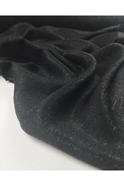 Kumaş Parça Țesătură jacquard gabardină în culoarea neagră Lățime: 140 cm