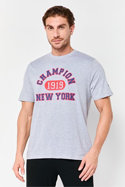 Champion Men Sportswear Fit Short Sleeve Outdoor T-Shirt, Grey