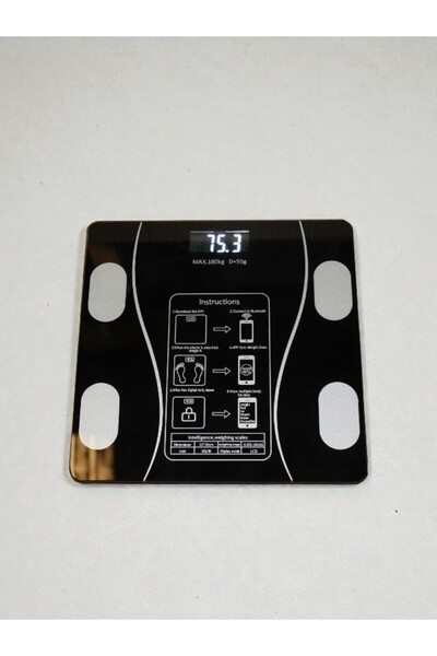 WDA ميزان رقمي ذكي بشاشة LCD - ميزان وزن الجسم حتى 180 كجم