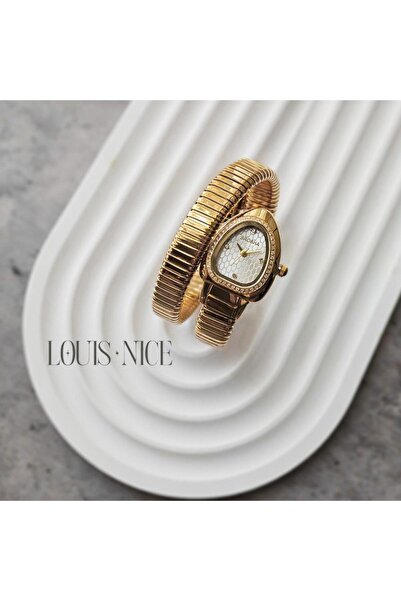 Louis Nice A striking gold-colored watch
