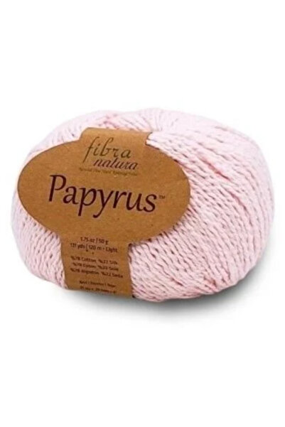 Fibra Natura خليط قطن وحرير من الورق الرقائقي - 50 جرام 120 متر خيط حياكة رفي...