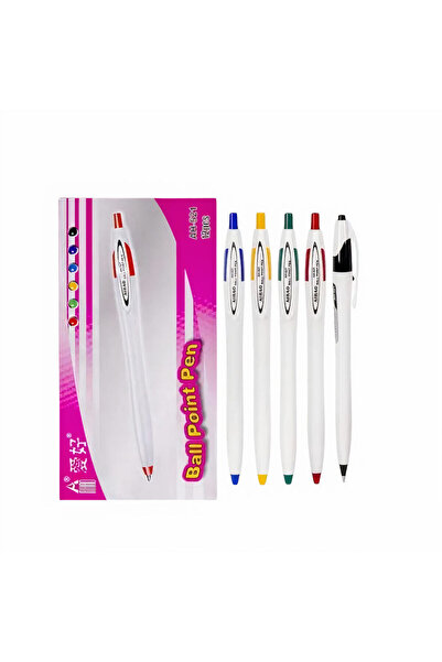 JML1 Pens in Different Colors 12/Set, with Blue Ink, 14 cm