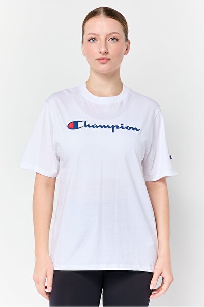 Champion Women Sportswear Fit Short Sleeve Outdoor T-Shirt, White