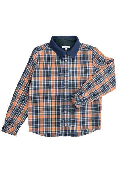 Ozmoz By Mukadder Özden Plaid Woven Winter Boys' Shirt
