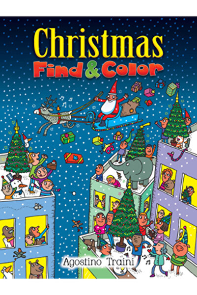 Dover Publications Crăciunul Găsește și Colorează
