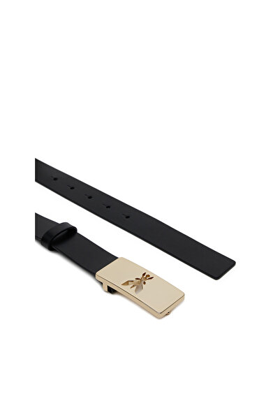 Patrizia Pepe women's belt Black/Light Gold 8W0059/L048-K118