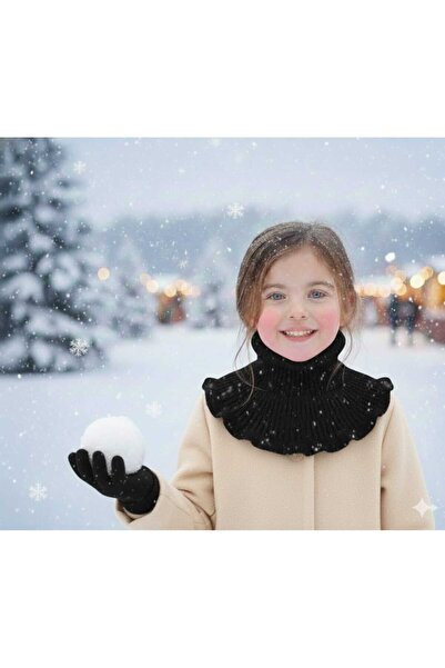 VESTA MARKETİNG Kız Çocuk Fırfırlı Boyunluk, Kore Şıklığı İle Tanışın, İster ...