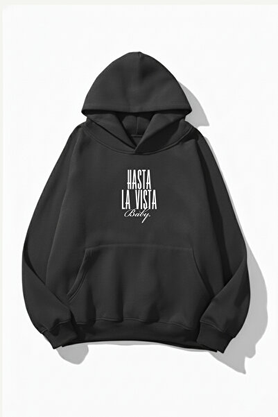 uyguntarz Φούτερ με κουκούλα Unisex με μαλακή υφή Hastala Vista Baby με τύπωμ...