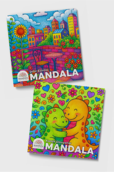 Art Terapi Mandala Yayınları YETİŞKİNLER VE ÇOCUKLAR İÇİN MANDALA BOYAMA KİTA...