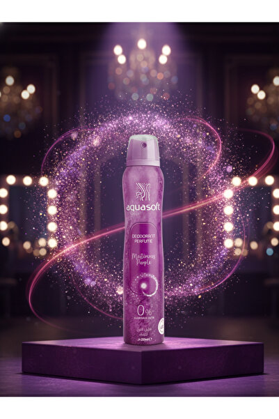 Aquasoft Aqua Soft Deodorant Mysterious Purple for Women 200ml