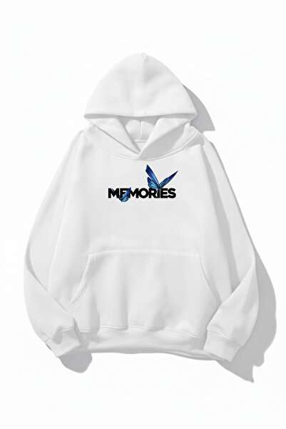 uyguntarz سويت شيرت بقلنسوة ناعم الملمس للجنسين من Butterfly Memories مطبوع D...