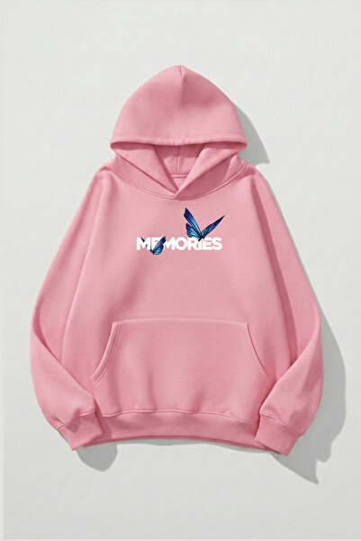 uyguntarz Hanorac unisex cu textura moale Butterfly Memories cu imprimeu Desi...