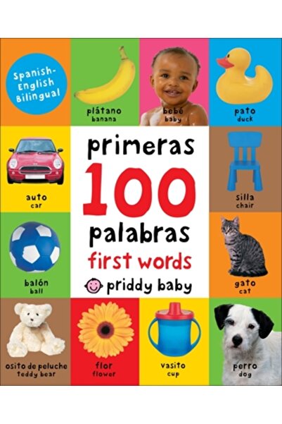 Priddy Books Primele 100 de cuvinte bilingve (ediție mică, cu imprimeu)