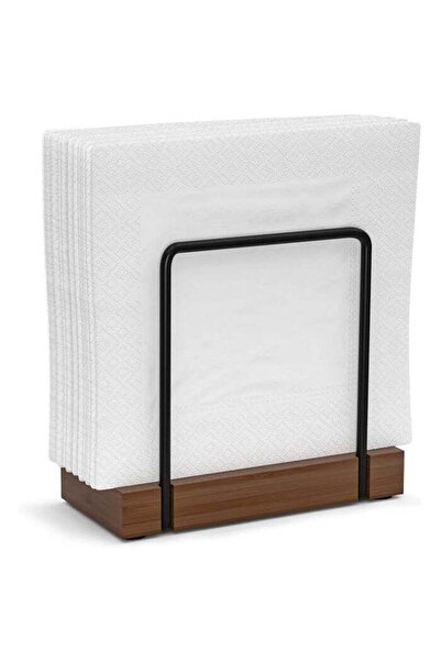 Generic حامل مناديل لطاولة الطعام - موزع مناشف ورقية ريفي قائم للمطبخ أو المطعم