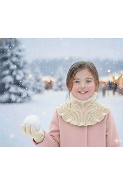 VESTA MARKETİNG Kız Çocuk Fırfırlı Boyunluk, Kore Şıklığı İle Tanışın, İster ...