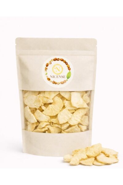 nicense Freeze-Dried Apple Slices | Crunchy Natural Fruit Snack for Healthy S...