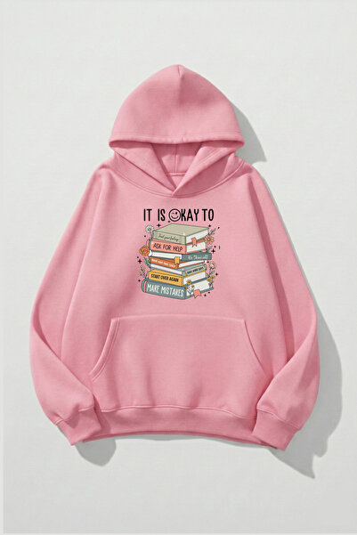 uyguntarz سويت شيرت بقلنسوة ناعم الملمس للجنسين من Its Okay مطبوع Design قصة ...