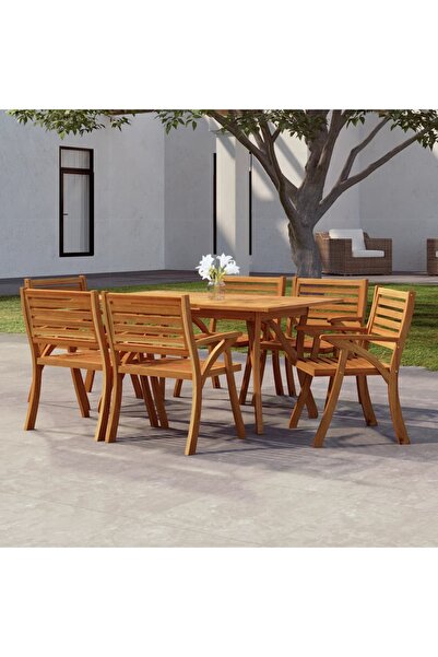 vidaxl Garden Table 150x90x75 cm Solid Wood Acacia