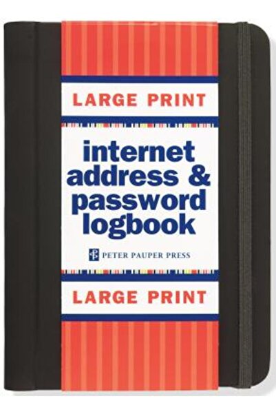 Harper Torch Large Print Internet Address & Password Logbook