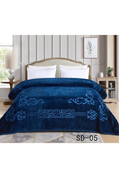 Levore Soft textured embossed blanket, double size, winter, 6 kg, size 200*240cm